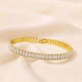 Salve Crystal Tennis Bracelet for Women