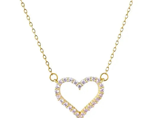 Salve Studded Heart Pendant for Women - Salve