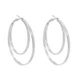 Salve Double Hoops Earrings for Women