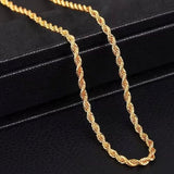 Salve Men Gold-Toned Rope Chain