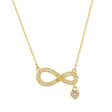 Salve Infinity Heart Charm Pendant