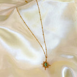 Salve Mona Lisa Green Star Pendant