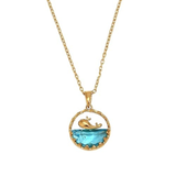 Salve Beachy Whale Blue Ocean Pendant for Women