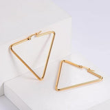 Salve Triangle Hoops Earrings for Women - Salve