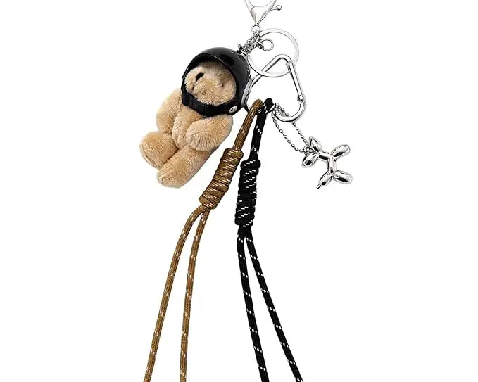 Salve Teddy Bear Keychain for Women - Salve