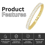 Salve Crystal Tennis Bracelet for Women
