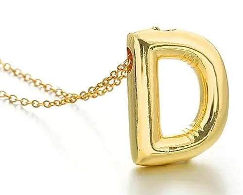 Salve 'D' Bubble Letter Pendant for Women - Salve