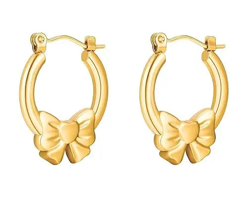 Salve Aesthetic Bow Earrings for Women - Salve