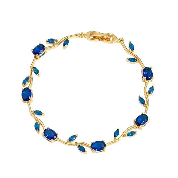 Salve Blue Tulip bracelet featuring a delicate blue tulip charm on a silver chain, detailed close-up of the jewelry piece.