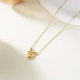 Salve Bow Heart Drop Pendant for Women