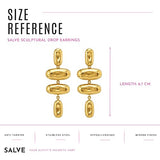 Chic Contemporary Drop Earrings