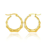 Salve Chic Bamboo Hoop Fancy Earrings for Women