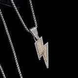 Iced Out Spark Pendant for Men