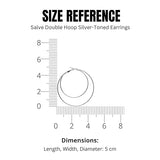 Salve Double Hoops Earrings for Women