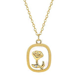 Salve Vintage Rose Pendant for Women