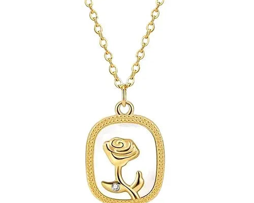 Salve Vintage Rose Pendant for Women - Salve