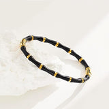 Openable Bamboo Design Bracelet SALVE