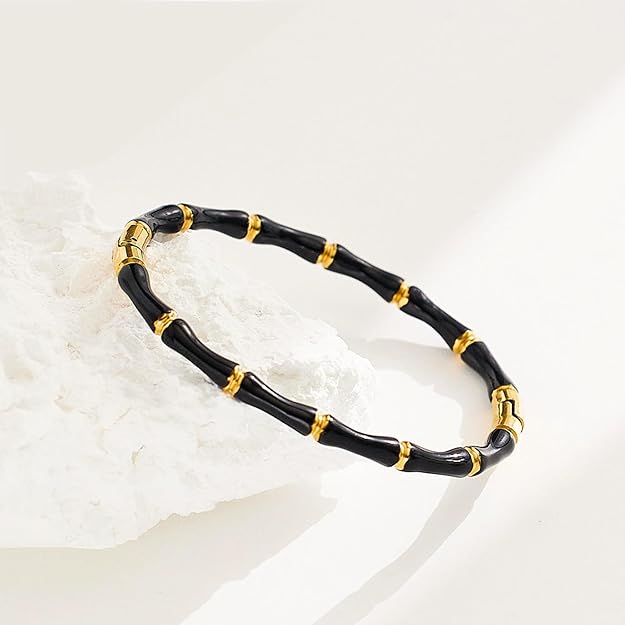 Openable Bamboo Design Bracelet SALVE