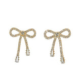 Salve Ribbon Bow Earrings for Women