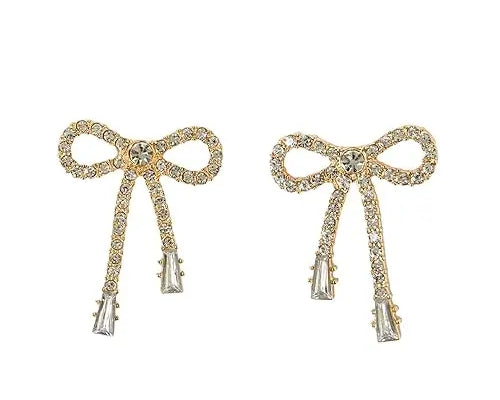 Salve Ribbon Bow Earrings for Women - Salve