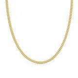 Flat Cuban Link Chain Necklace