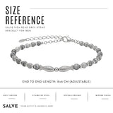 Men Twin Fish Grey Bracelet