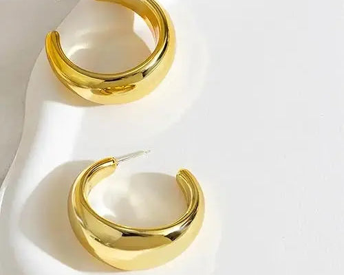 Salve Chunky Hoop Earrings for Women - Salve