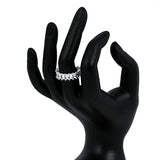 Salve Silver Emerald-Cut Ring for Women