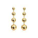 Salve long beaded drop earrings for women featuring colorful beads and intricate design, stylish jewelry accessory