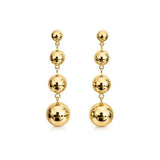 Salve long beaded drop earrings for women featuring colorful beads and intricate design, stylish jewelry accessory