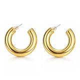 Salve Chunky Hoop Earrings for Women - Salve