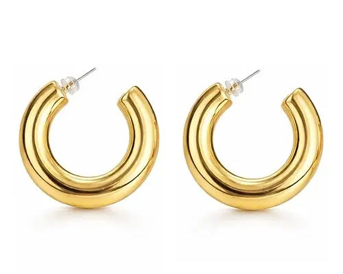 Salve Chunky Hoop Earrings for Women - Salve