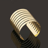 Salve Open Chunky Gold Bracelet for Women
