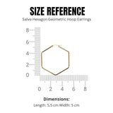 Salve Chic Retro Hoops Earrings for Women