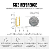 Salve Hinged Hoop Earrings for Women