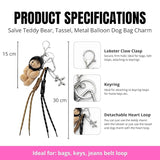 Salve Teddy Bear Keychain for Women - Salve