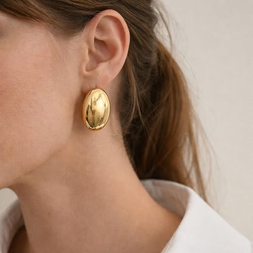 Salve Gold Chunky Earrings Set for Women - Salve