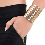 Salve Open Chunky Gold Bracelet for Women