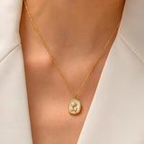 Salve Vintage Rose Pendant for Women