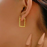 Salve Hinged Hoop Earrings for Women