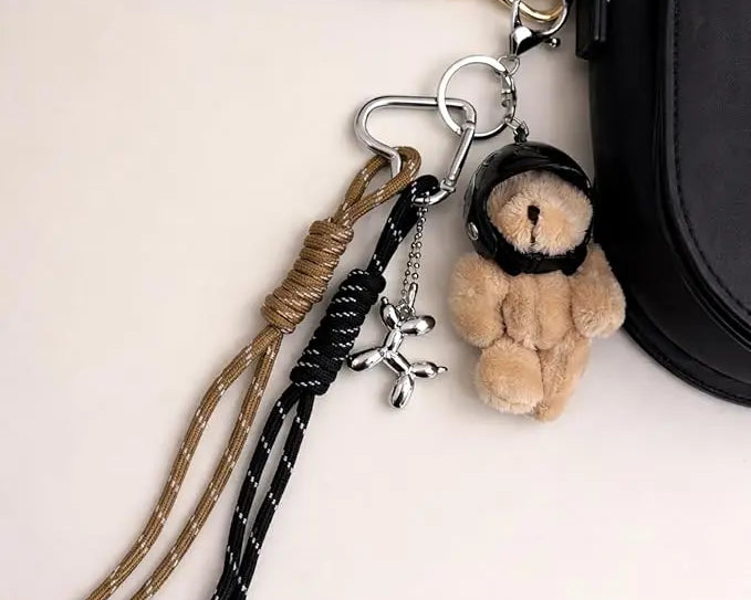 Salve Teddy Bear Keychain for Women - Salve