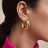 Salve Chunky Hoop Earrings for Women - Salve