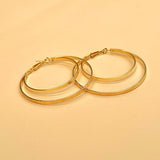 Salve Double Hoops Earrings for Women