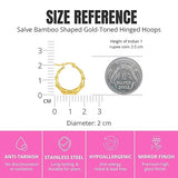 Salve Chic Bamboo Hoop Fancy Earrings for Women