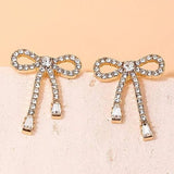 Salve Ribbon Bow Earrings for Women