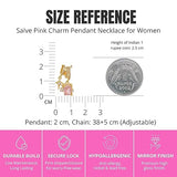 Salve Pink Crystal Star Charm Pendant for Women