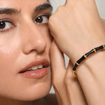 Openable Bamboo Design Bracelet SALVE