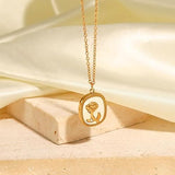 Salve Vintage Rose Pendant for Women