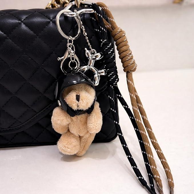 Salve Teddy Bear Keychain for Women - Salve