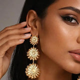 Salve Chic Coquette Floral Earrings for Women - Salve